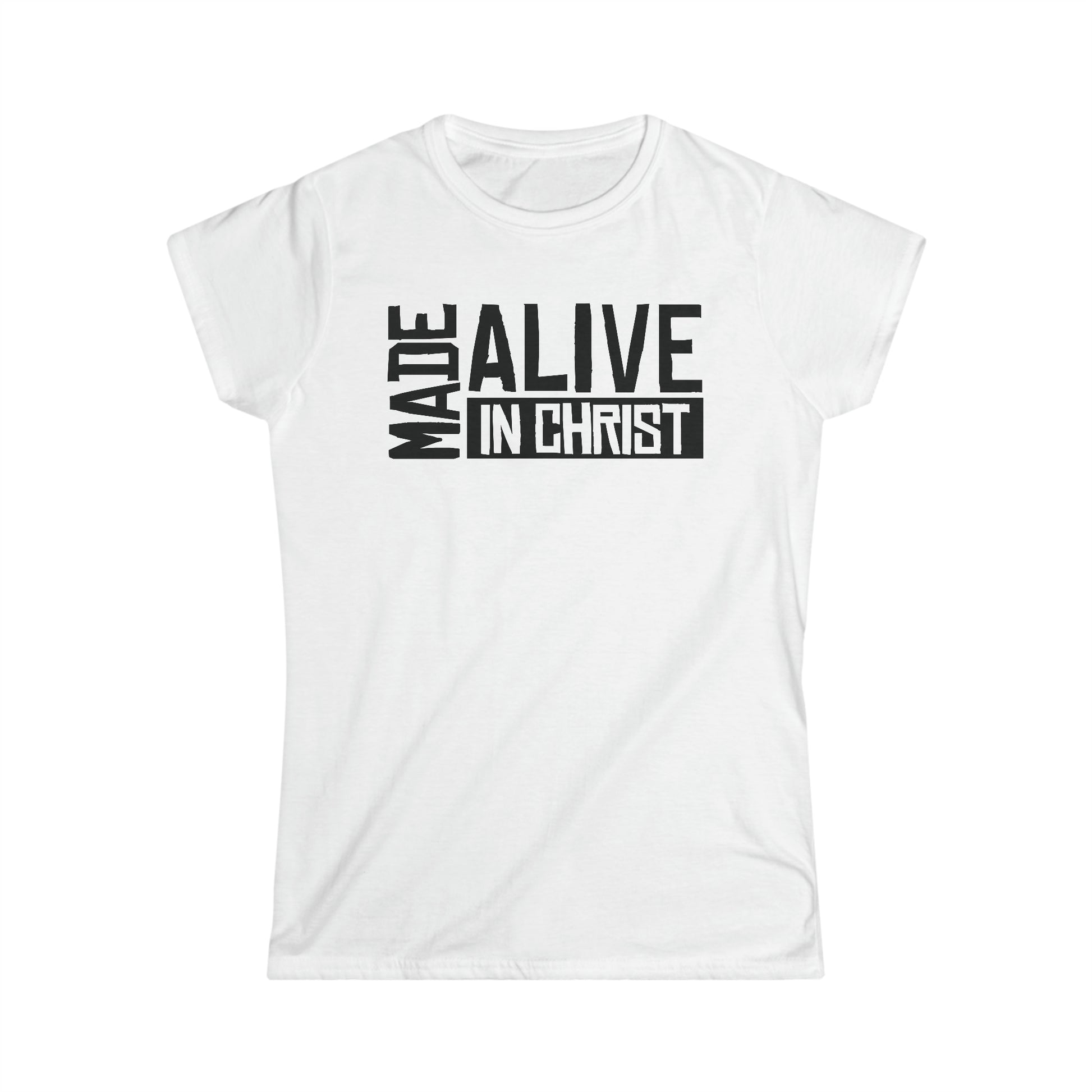 Made Alive in Christ Christian Women T-Shirt - Joe Camilo Designs