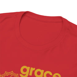 Image of Grace Abounds Shirt with Crown of Thorns and Cross