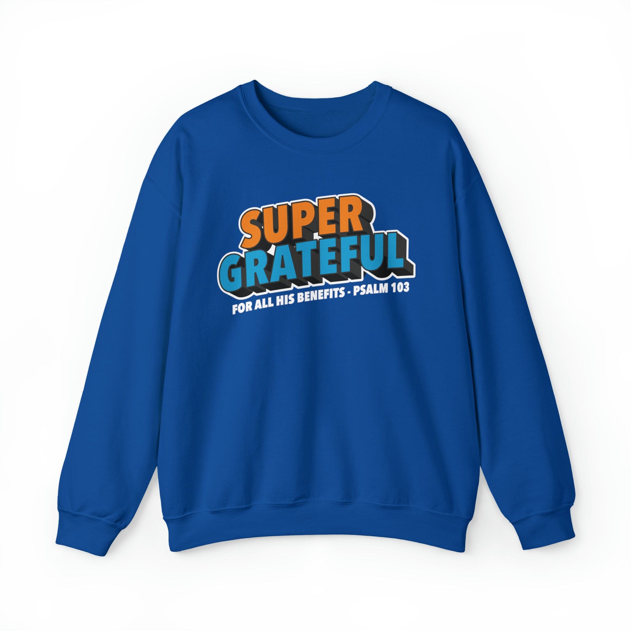 Super Grateful Christian Sweatshirt - Psalms 103 - Joe Camilo Designs