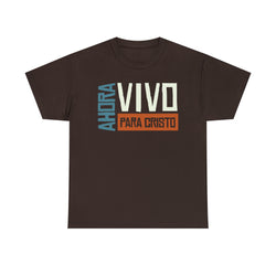 Image of Ahora Vivo para Cristo Camisa Cristiana - Joe Camilo Designs