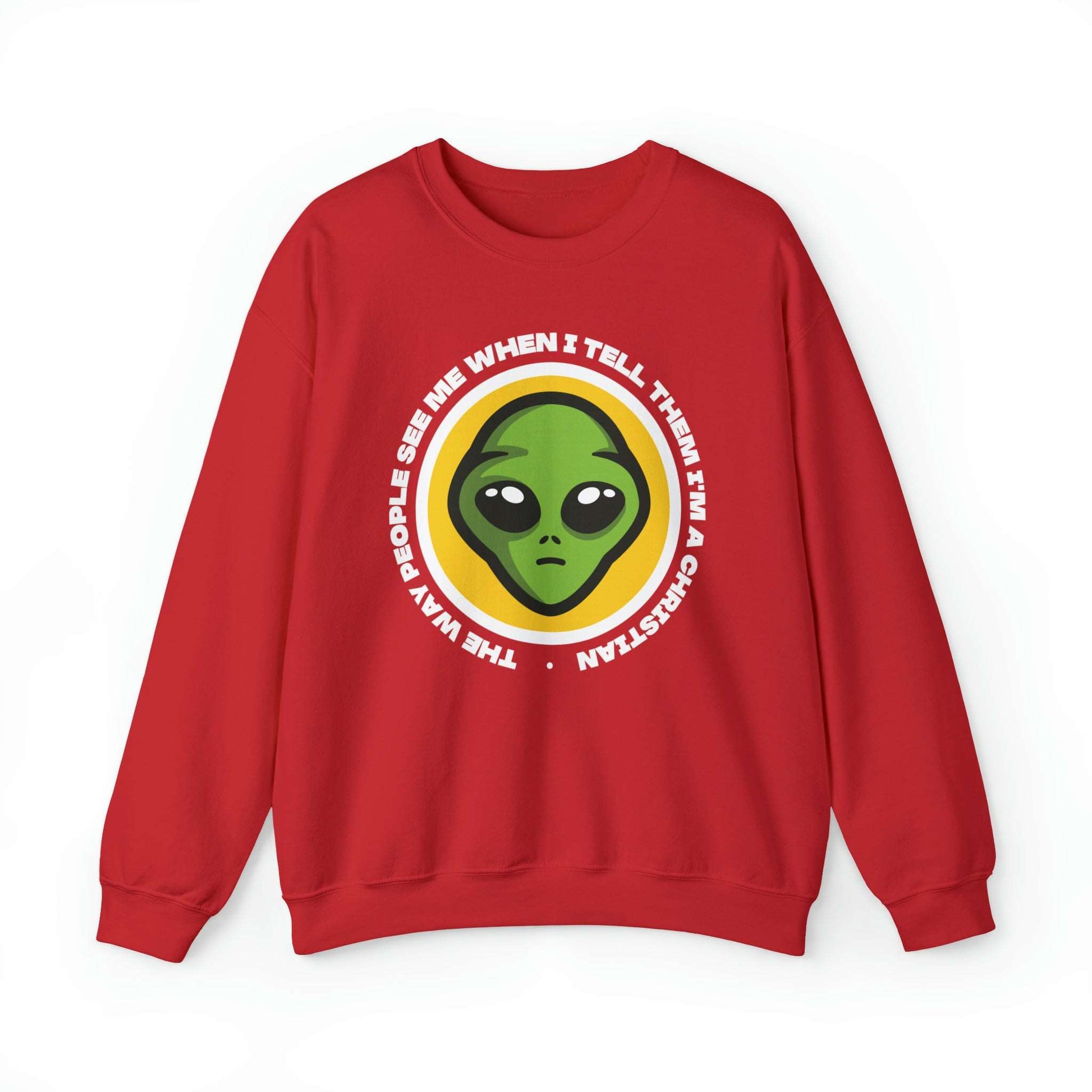 Alien Design Christian Sweatshirt (The Way People See Me). - Joe Camilo Designs