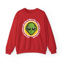 Image of Alien Design Christian Sweatshirt (The Way People See Me). - Joe Camilo Designs