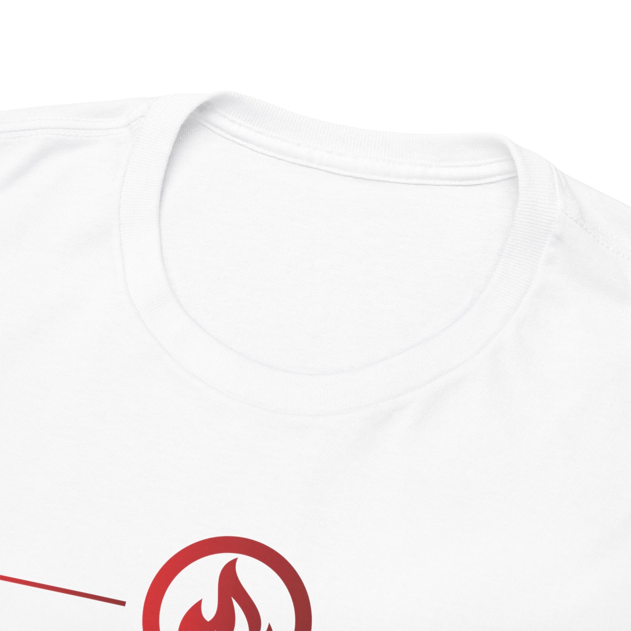 When I Walk Through the Fire Christian Shirt with Fire Icon