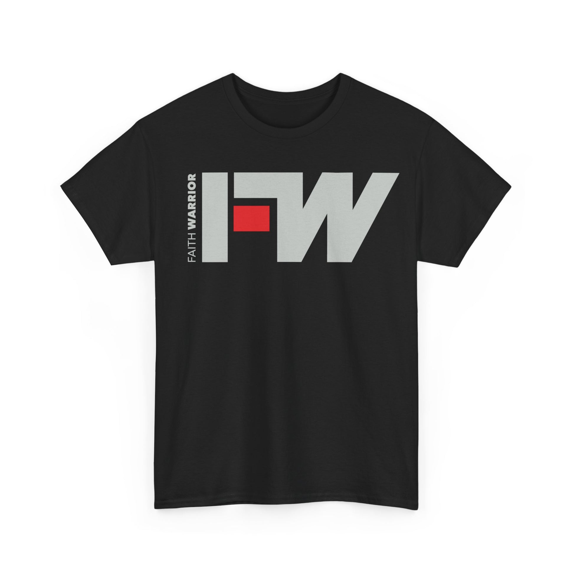 Faith Warrior Christian T-Shirt / with FN Initials