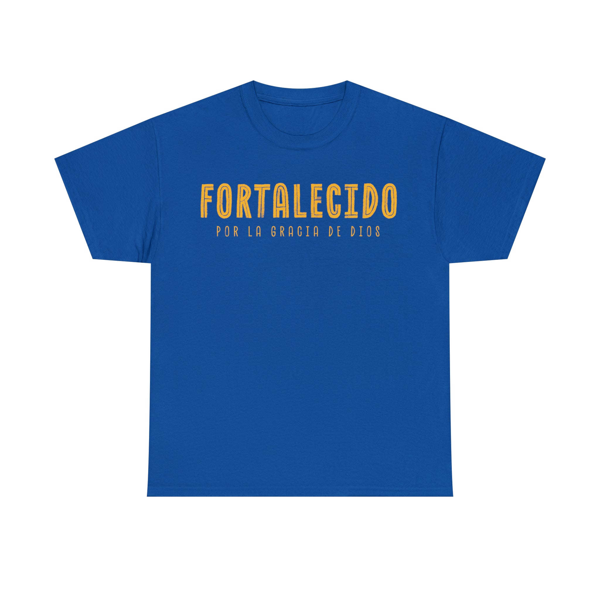 Fortalecido por la Gracia de Dios Camisa Cristiana - Joe Camilo Designs