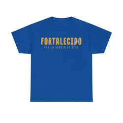 Image of Fortalecido por la Gracia de Dios Camisa Cristiana - Joe Camilo Designs