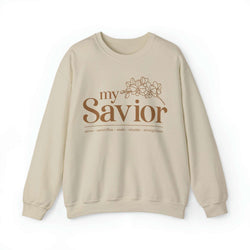 Image of My Savior Christian Women Sweatshirt - Joe Camilo Designs