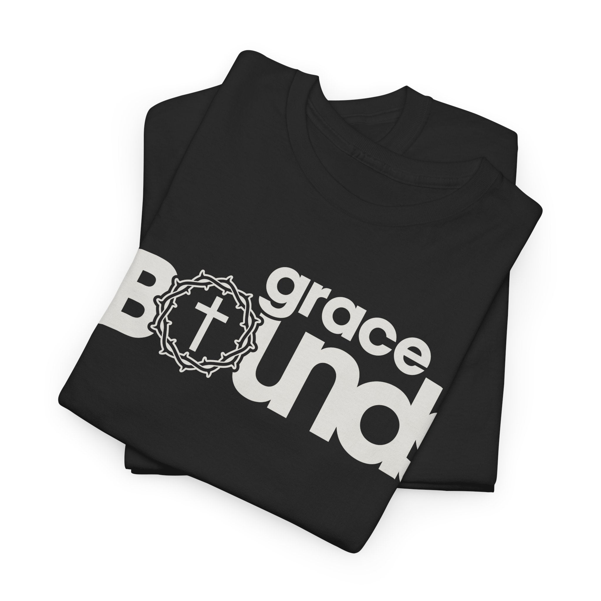 Grace Abounds Shirt with Crown of Thorns and Cross