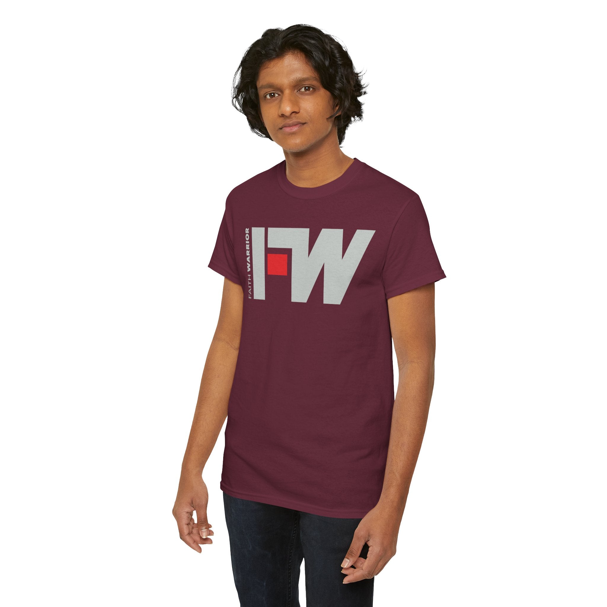 Faith Warrior Christian T-Shirt / with FN Initials