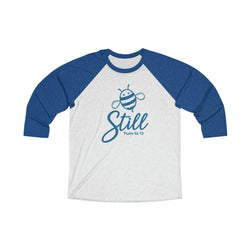 Image of Bee Still Christian Raglan Shirt - Joe Camilo Designs