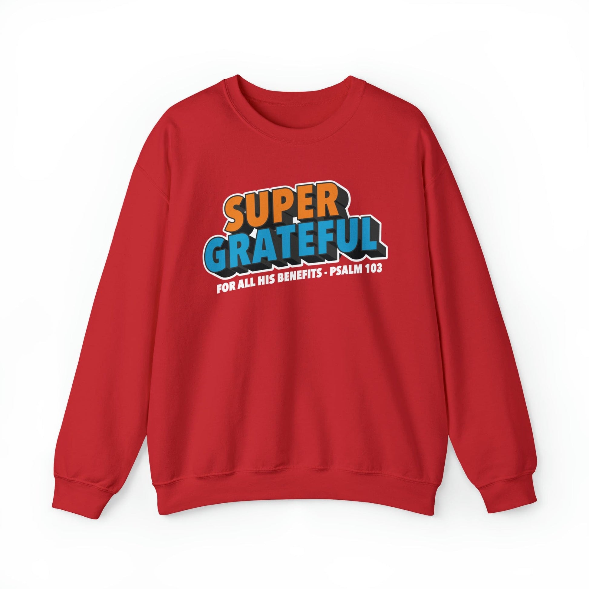 Super Grateful Christian Sweatshirt - Psalms 103 - Joe Camilo Designs