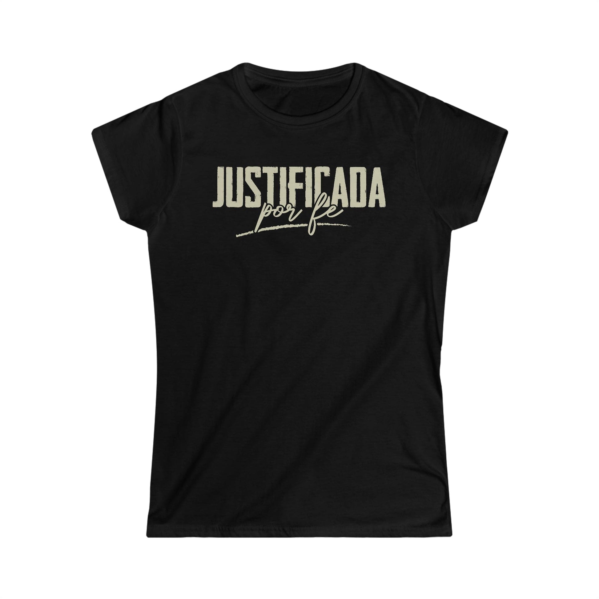 Justificada por Fe Camisa Cristiana de Mujer - Joe Camilo Designs