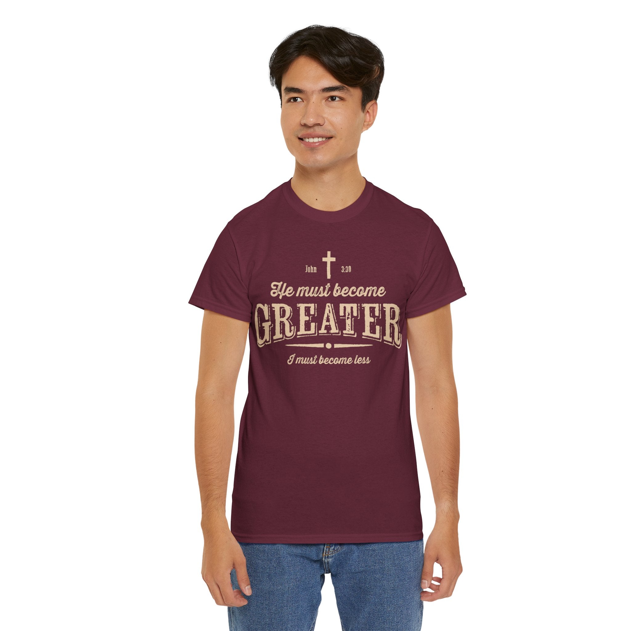 He Must Become Greater Vintage Shirt