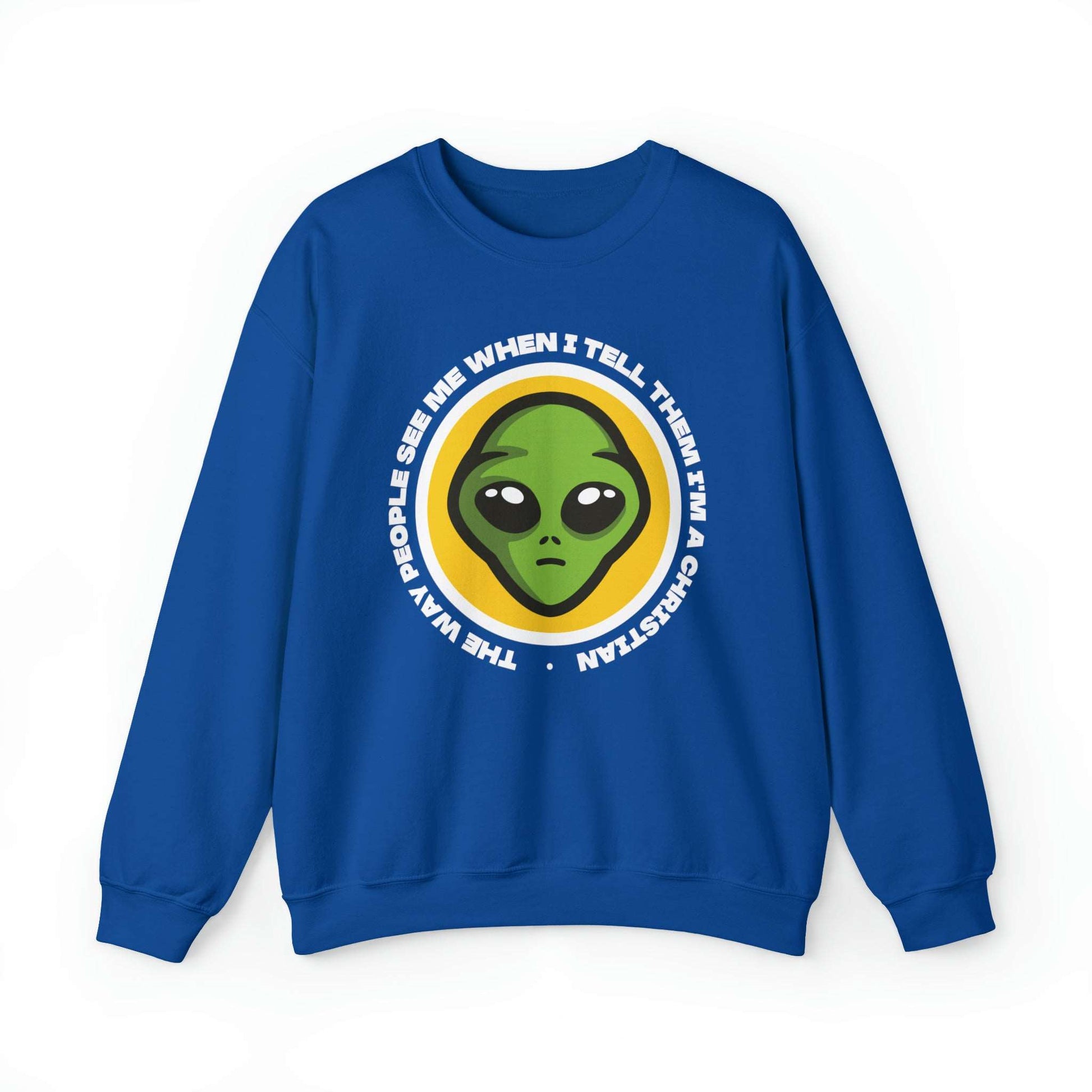 Alien Design Christian Sweatshirt (The Way People See Me). - Joe Camilo Designs