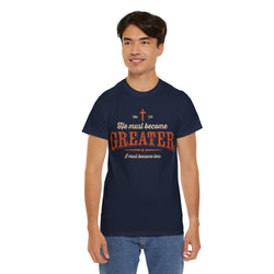 Image of He Must Become Greater Vintage Shirt