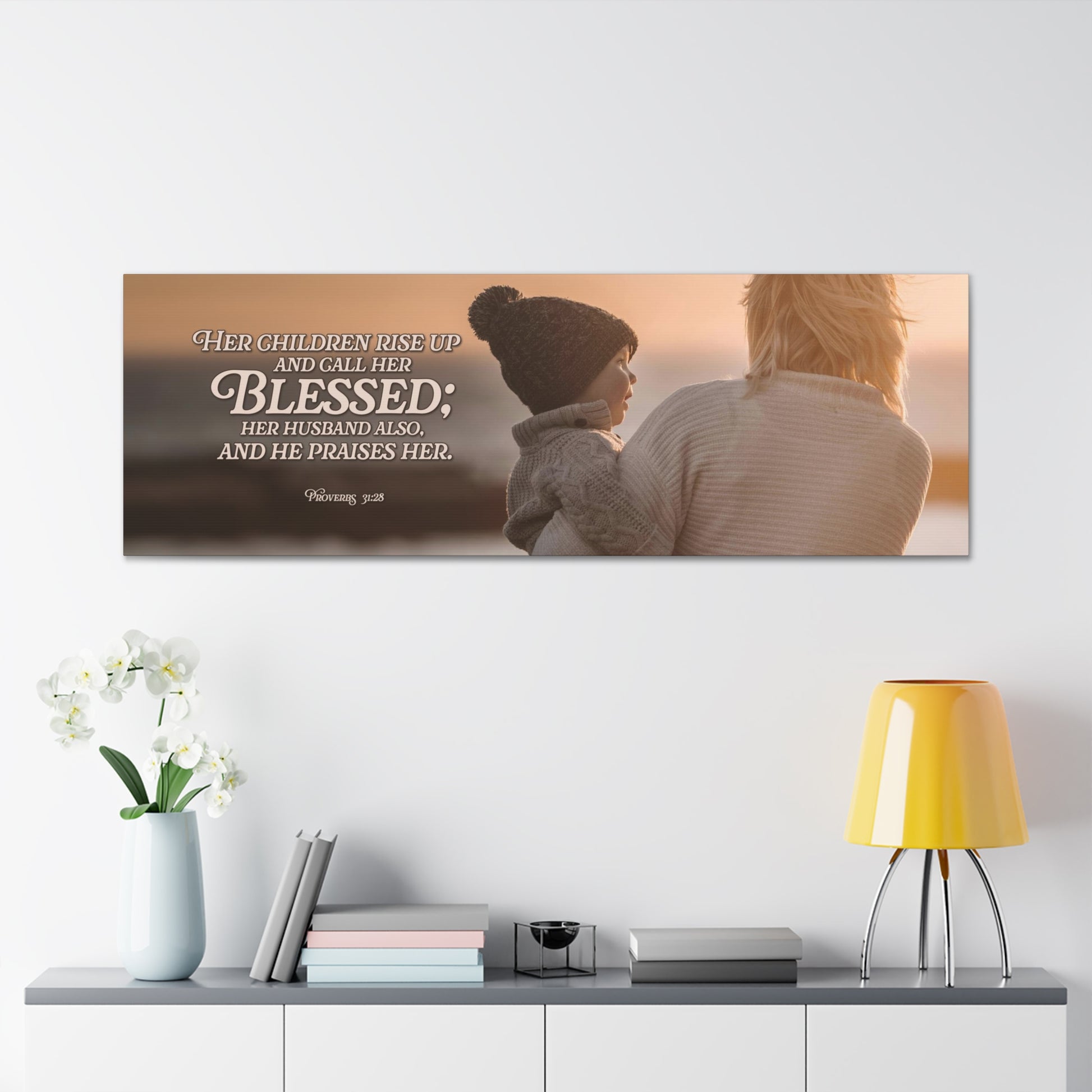 Blessed Woman - Prov. 31:28 Canvas