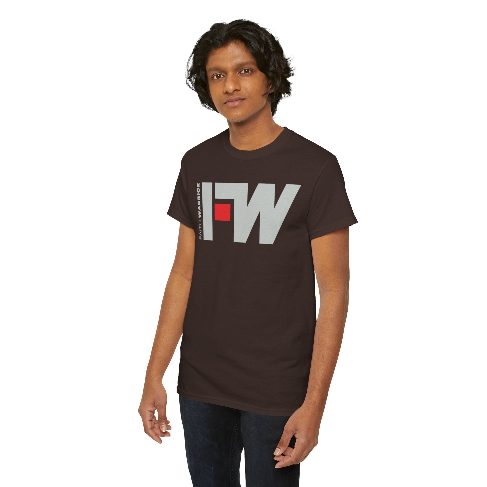 Faith Warrior Christian T-Shirt / with FN Initials