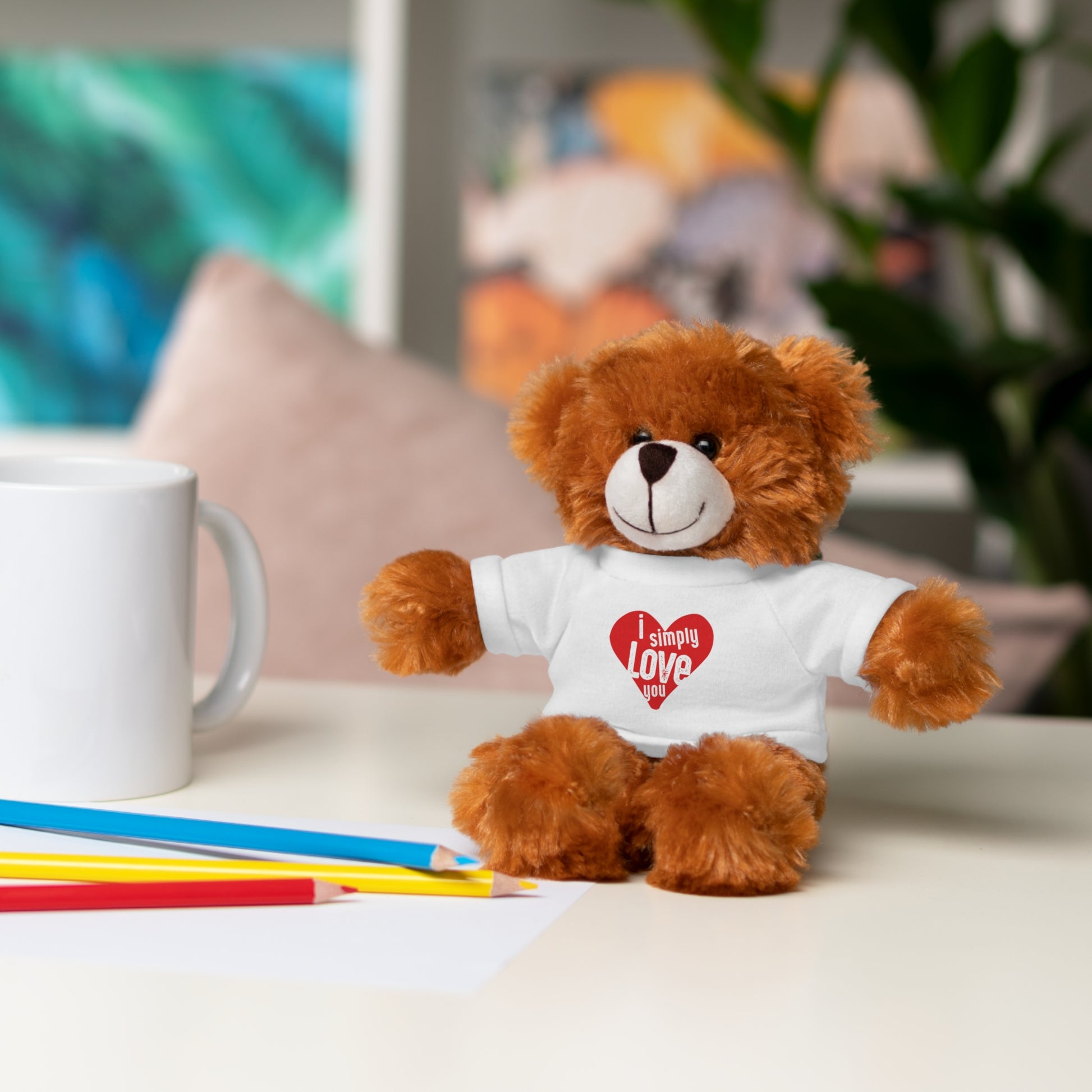 "I Simply Love You" Stuffed Animals with Tee