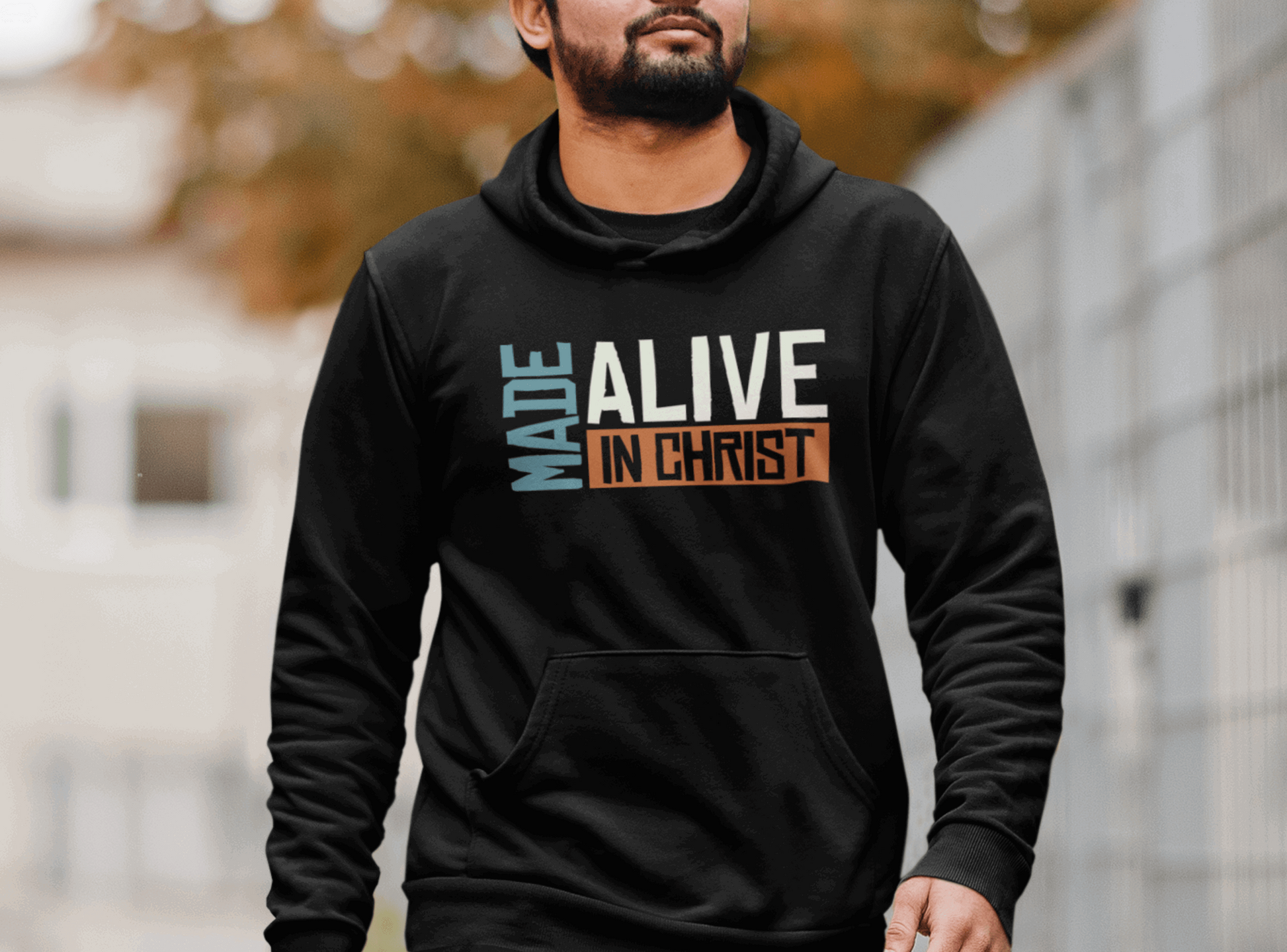 Made Alive in Christ Christian Hoodie - Joe Camilo Designs