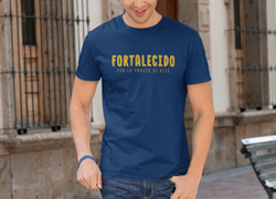 Image of Fortalecido por la Gracia de Dios Camisa Cristiana - Joe Camilo Designs