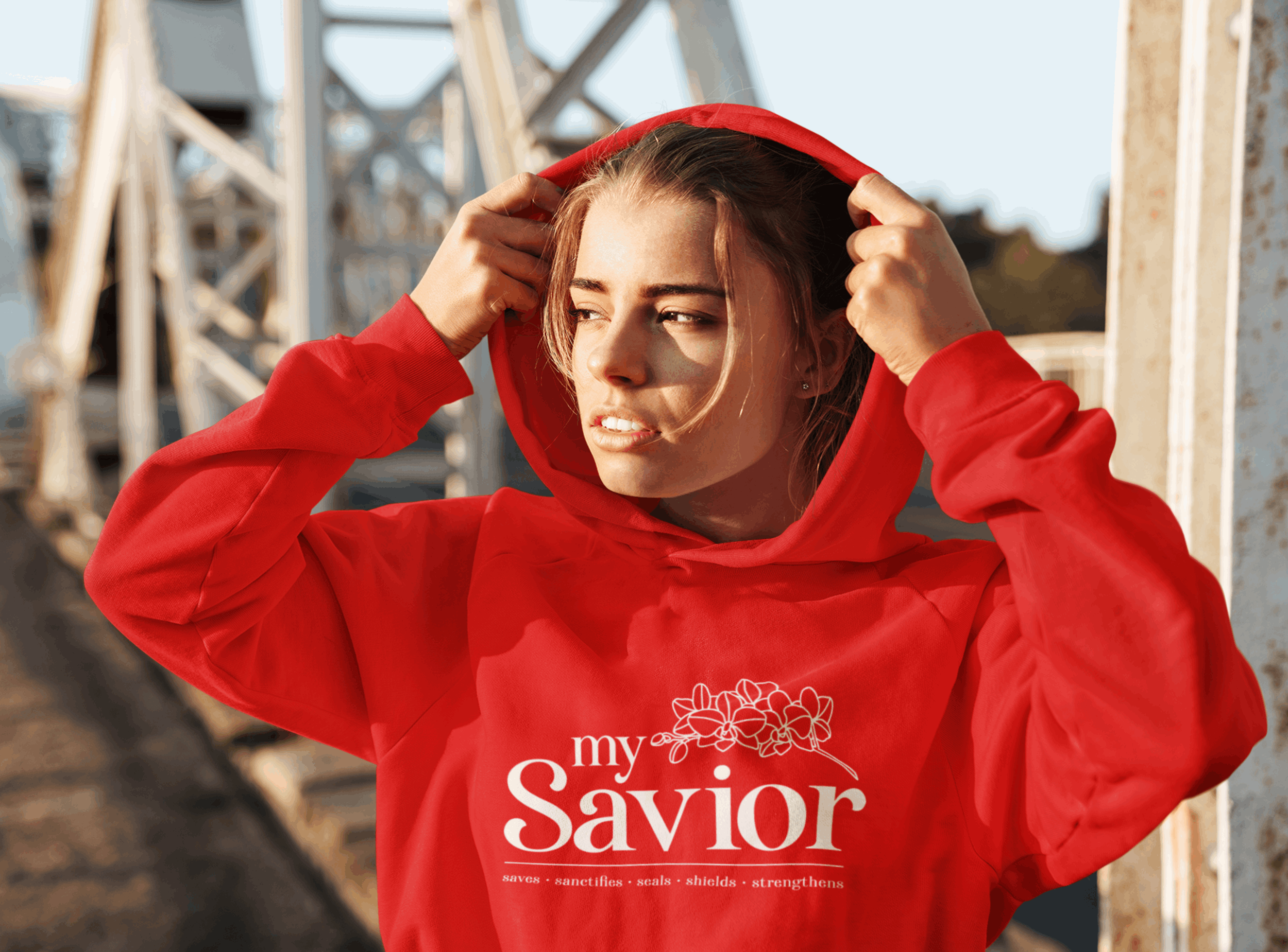 My Savior Christian Women Hoodie - Joe Camilo Designs