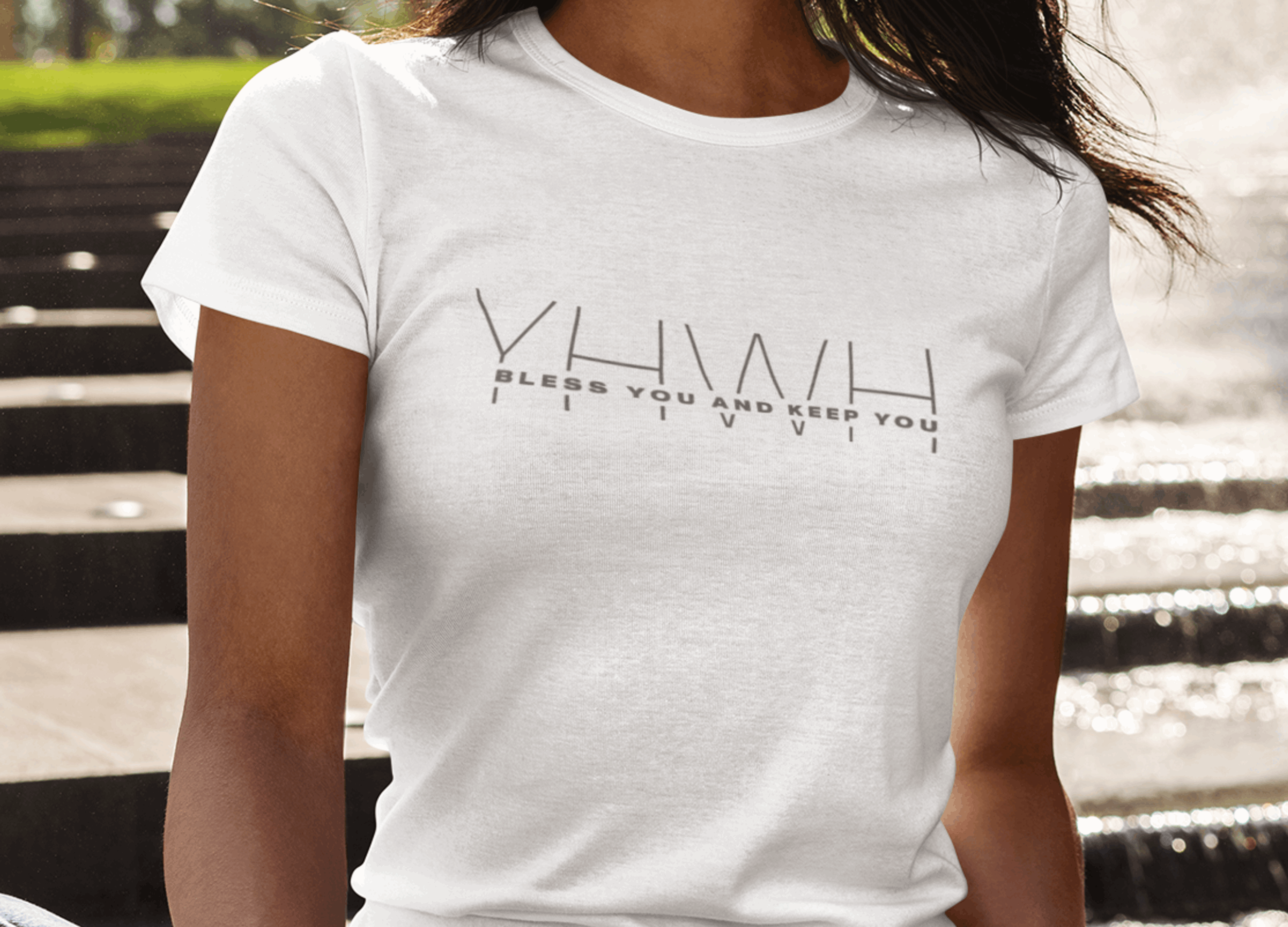 YHWH (Jehovah/Yahweh) Bless you and Keep You Christian Shirt for Women - Joe Camilo Designs