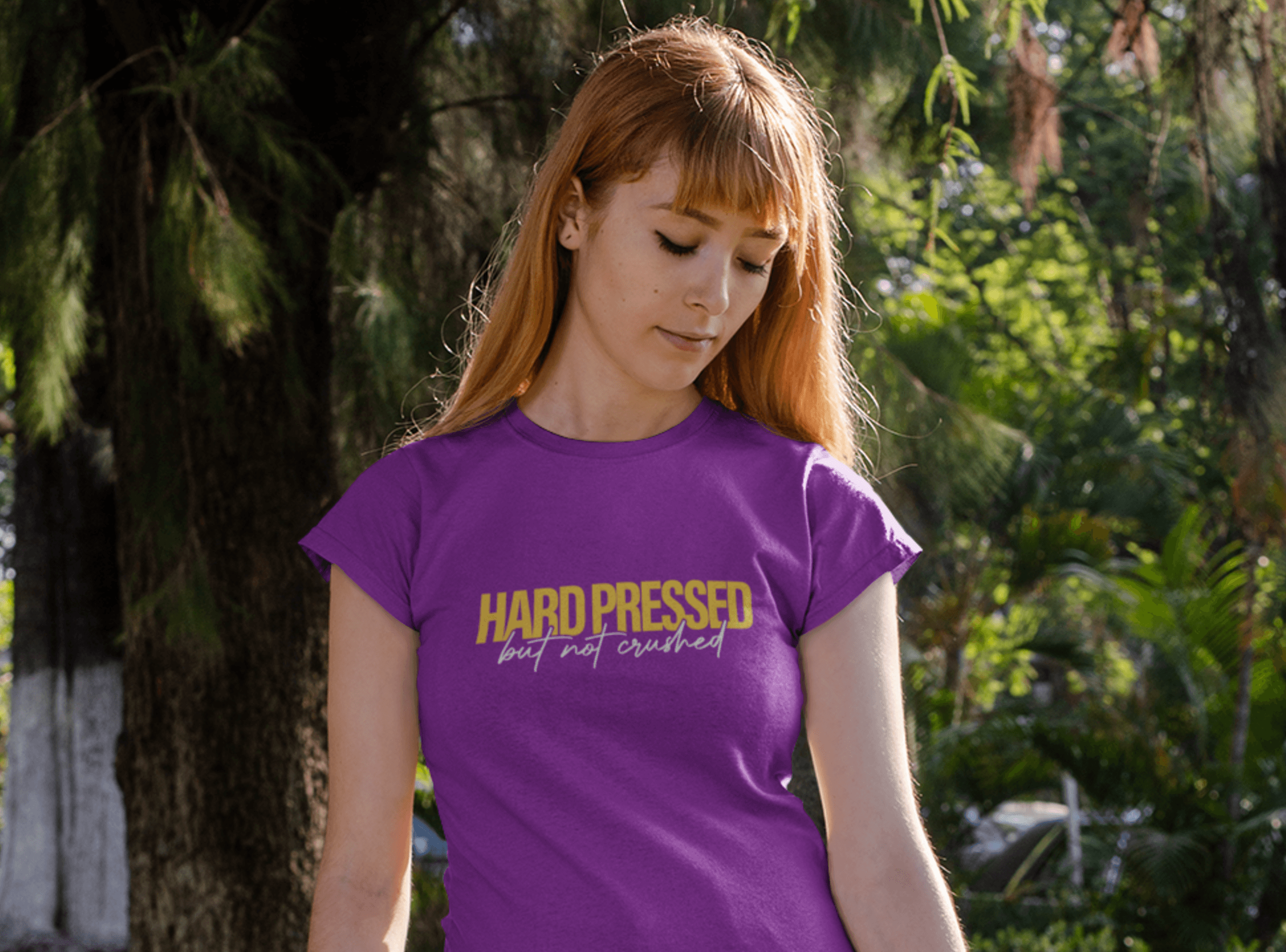 Hard Pressed Christian Women Shirt - Joe Camilo Designs