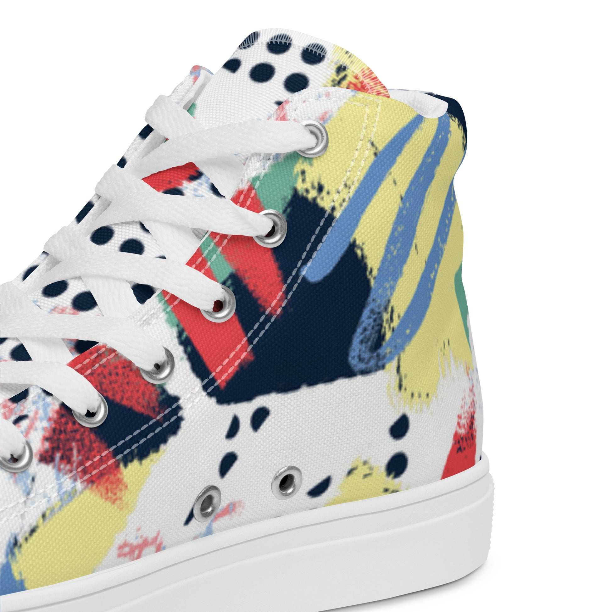 "The Maze" Men’s High top Canvas