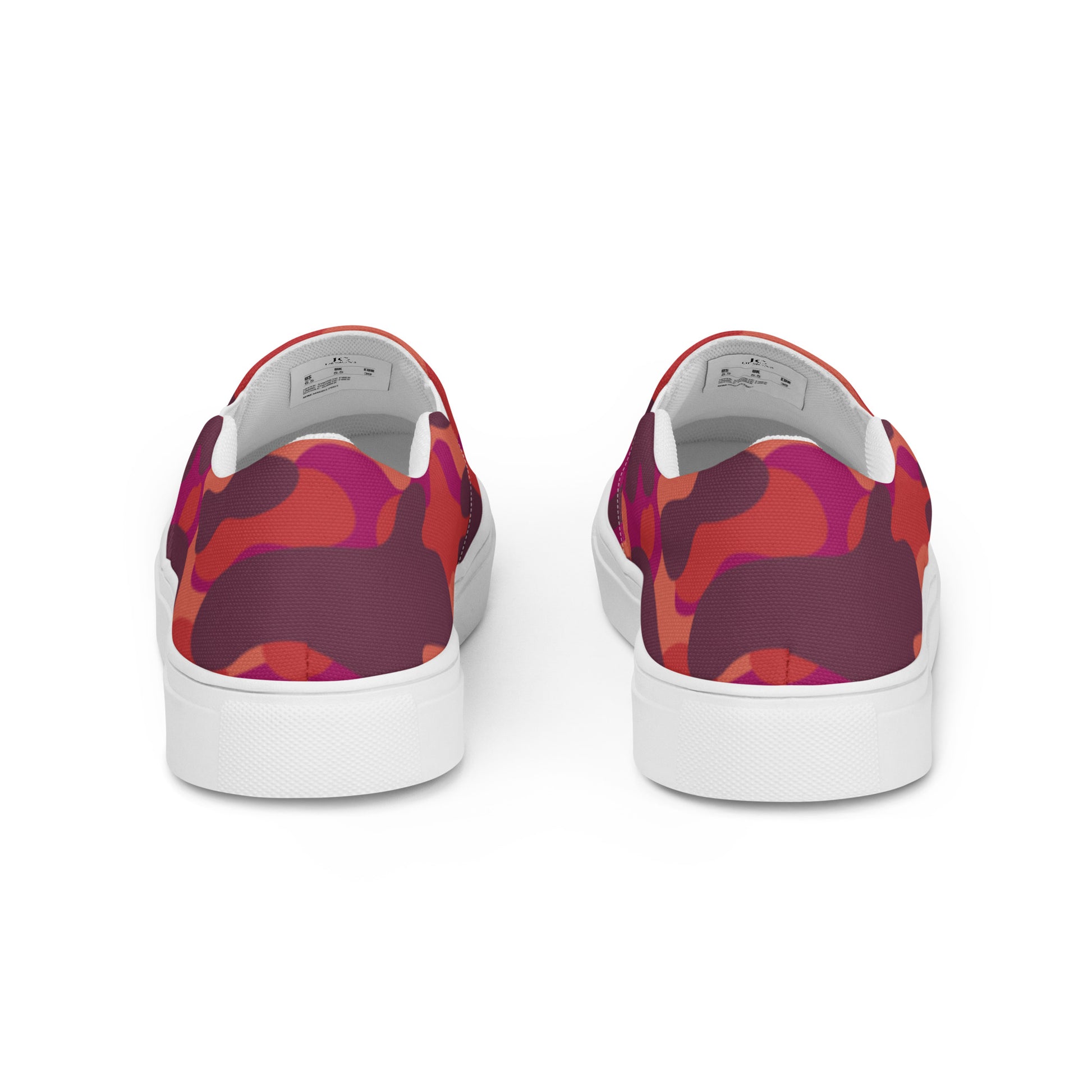 "Red Camouflage" Men’s Slip-on Canvas