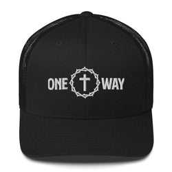 Image of One Way Christian Embroidered Trucker Cap