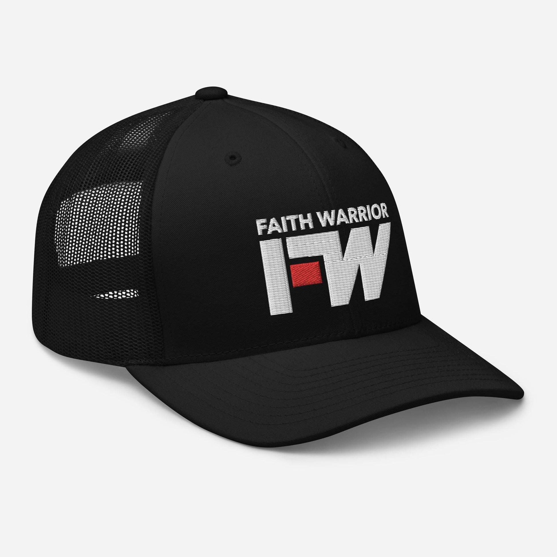 Faith Warrior Embroidered Trucker Cap