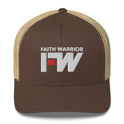 Image of Faith Warrior Embroidered Trucker Cap