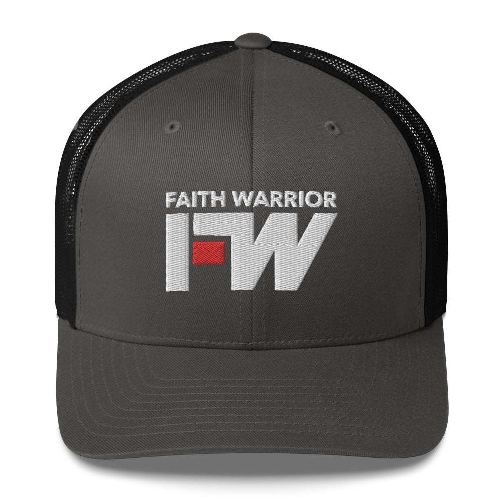 Faith Warrior Embroidered Trucker Cap