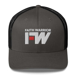 Image of Faith Warrior Embroidered Trucker Cap