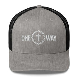 Image of One Way Christian Embroidered Trucker Cap