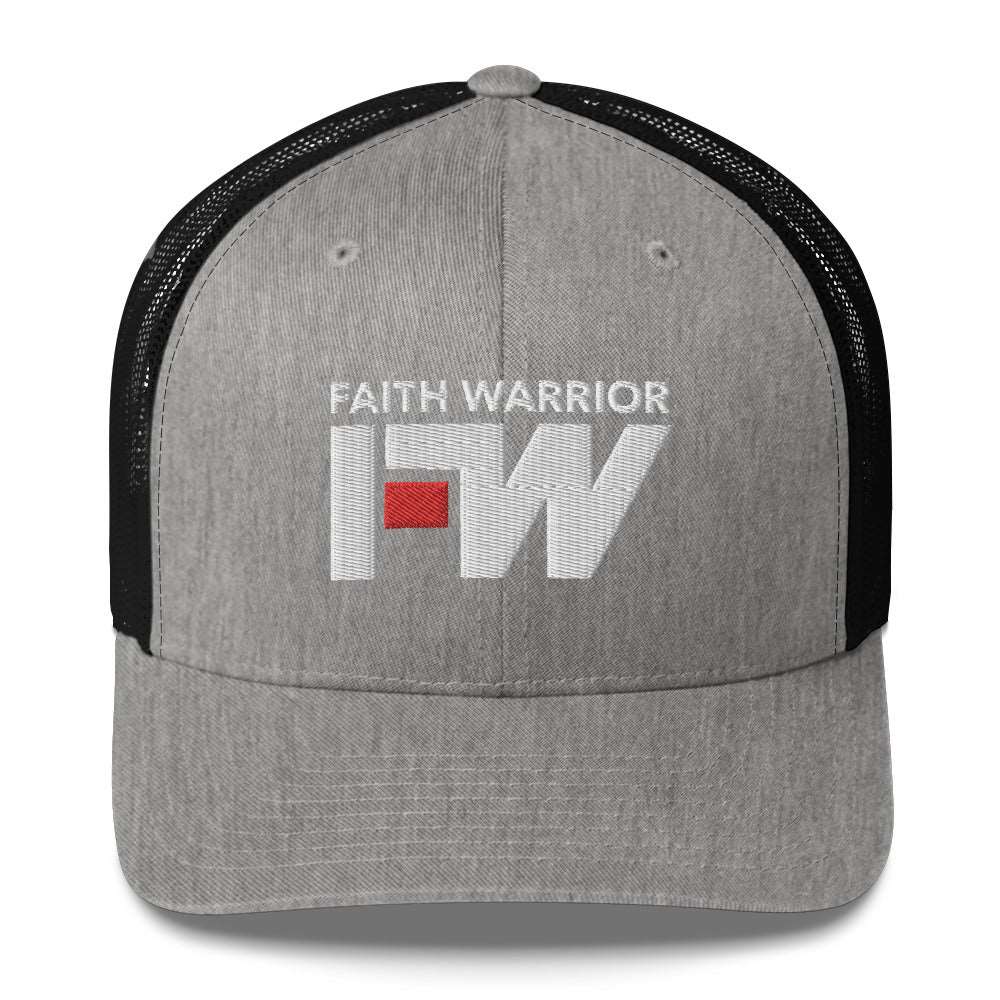 Faith Warrior Embroidered Trucker Cap