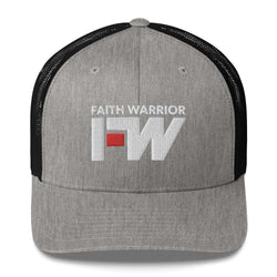 Image of Faith Warrior Embroidered Trucker Cap