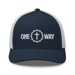 Image of One Way Christian Embroidered Trucker Cap