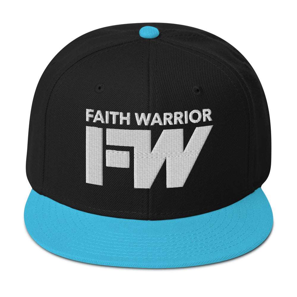 Faith Warrior Embroidered Snapback Hat