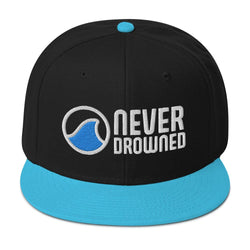 Image of Never Drowned Embroidered Snapback Hat