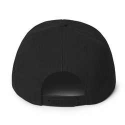 Image of Crown and Cross Embroidered Snapback Hat