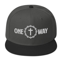 Image of One Way Embroidered Snapback Hat