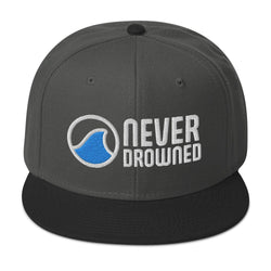 Image of Never Drowned Embroidered Snapback Hat