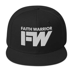 Image of Faith Warrior Embroidered Snapback Hat