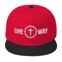 Image of One Way Embroidered Snapback Hat