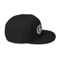 Image of Never Burned Embroidered Snapback Hat