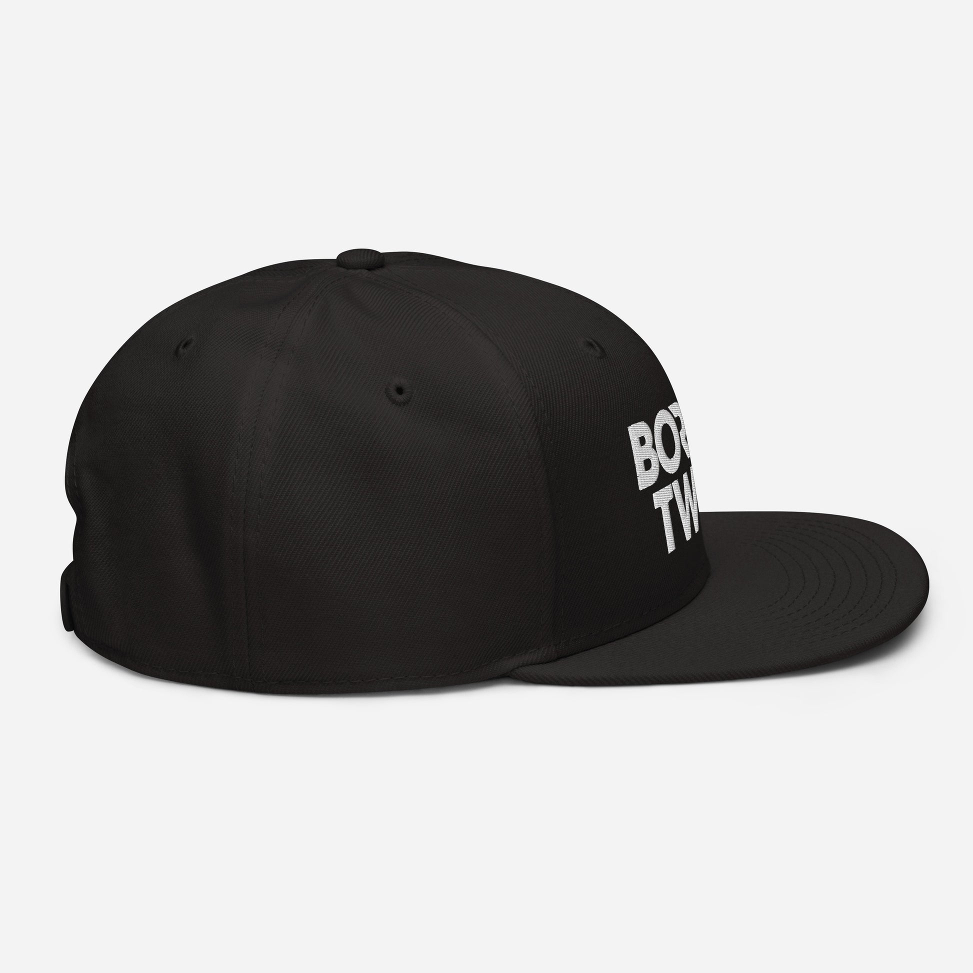 "Born Twice" Descriptive Edition Embroidered Snapback Hat