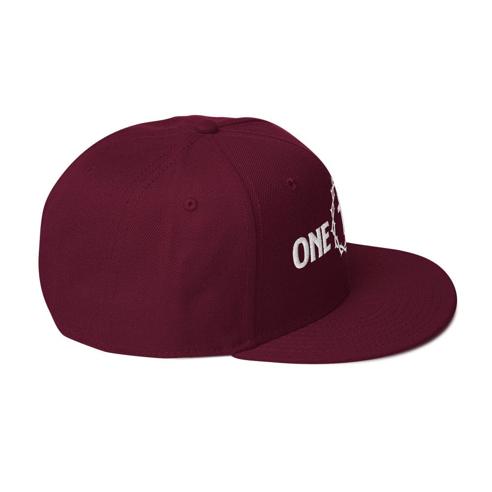 One Way Embroidered Snapback Hat