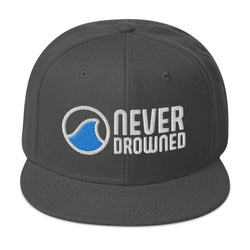 Image of Never Drowned Embroidered Snapback Hat