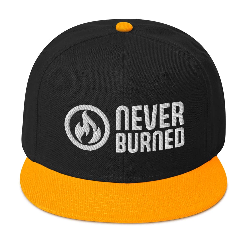 Never Burned Embroidered Snapback Hat